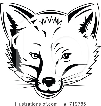 Royalty-Free (RF) Fox Clipart Illustration by patrimonio - Stock Sample #1719786