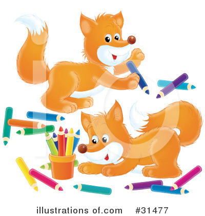 Colored Pencils Clipart #31477 by Alex Bannykh