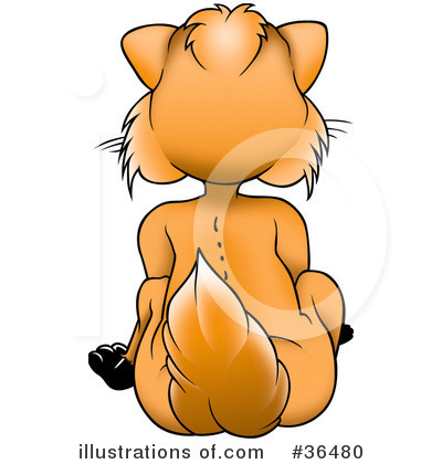 Royalty-Free (RF) Fox Clipart Illustration by dero - Stock Sample #36480