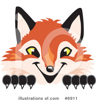 Fox Clipart #6911 by Toons4Biz