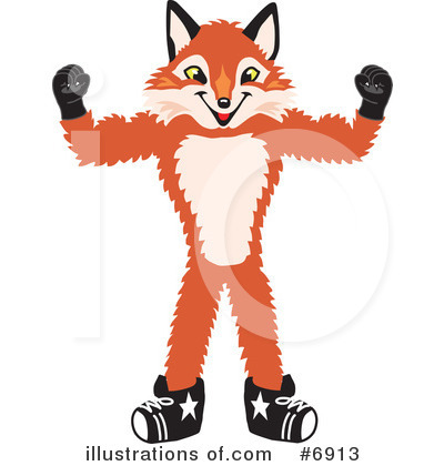 Fox Clipart #6913 by Toons4Biz