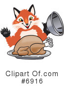Fox Clipart #6916 by Mascot Junction