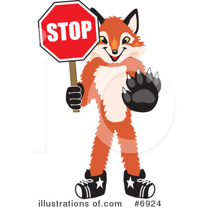 Fox Clipart #6924 by Toons4Biz