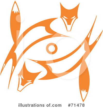 Royalty-Free (RF) Fox Clipart Illustration by xunantunich - Stock Sample #71478