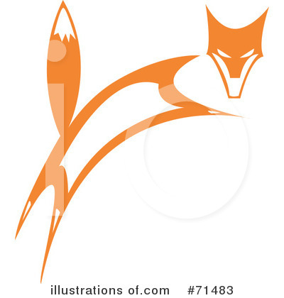Royalty-Free (RF) Fox Clipart Illustration by xunantunich - Stock Sample #71483