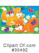 Foxes Clipart #30492 by Alex Bannykh