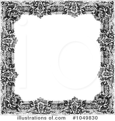 Victorian Frame Clipart #1049830 by BestVector