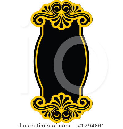 Royalty-Free (RF) Frame Clipart Illustration by Vector Tradition SM - Stock Sample #1294861