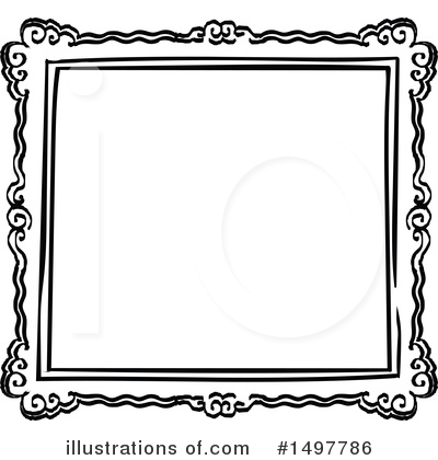 Royalty-Free (RF) Frame Clipart Illustration by yayayoyo - Stock Sample #1497786