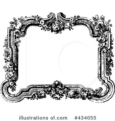Victorian Frame Clipart #434055 by BestVector