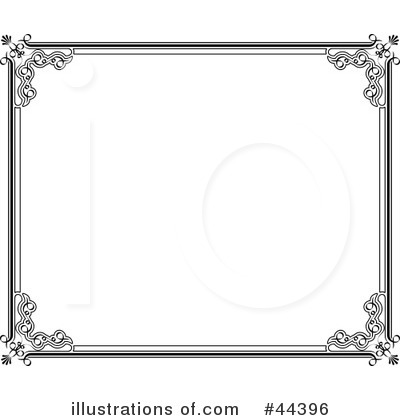 Royalty-Free (RF) Frame Clipart Illustration by Frisko - Stock Sample #44396