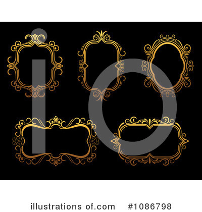 Royalty-Free (RF) Frames Clipart Illustration by Vector Tradition SM - Stock Sample #1086798