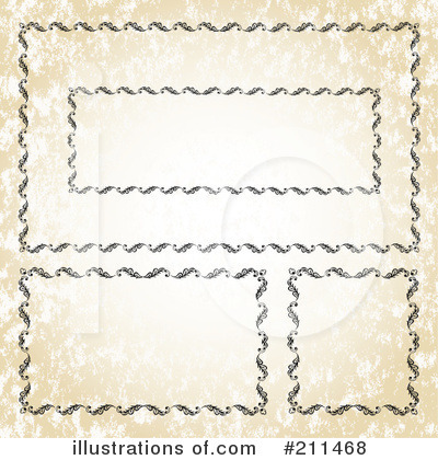 Royalty-Free (RF) Frames Clipart Illustration by BestVector - Stock Sample #211468