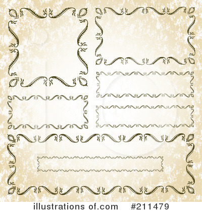 Royalty-Free (RF) Frames Clipart Illustration by BestVector - Stock Sample #211479