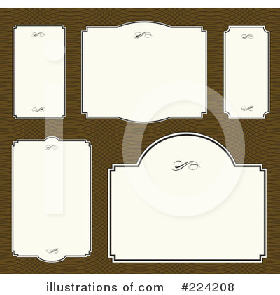 Royalty-Free (RF) Frames Clipart Illustration by BestVector - Stock Sample #224208