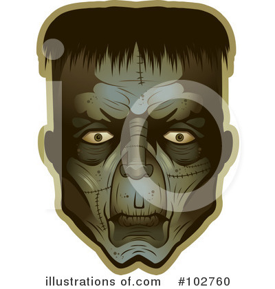 Royalty-Free (RF) Frankenstein Clipart Illustration by Cory Thoman - Stock Sample #102760