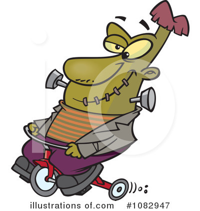Trike Clipart #1082947 by toonaday