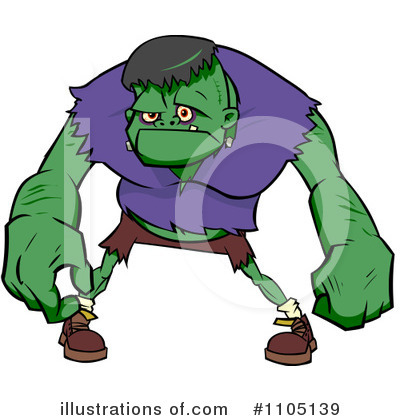 Royalty-Free (RF) Frankenstein Clipart Illustration by Cartoon Solutions - Stock Sample #1105139