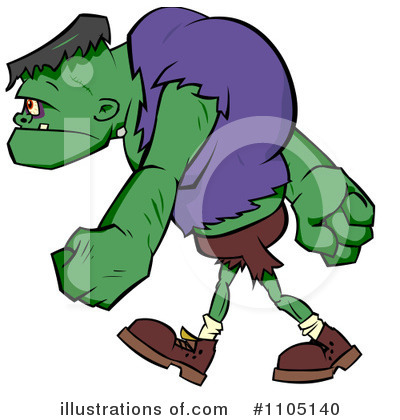 Royalty-Free (RF) Frankenstein Clipart Illustration by Cartoon Solutions - Stock Sample #1105140