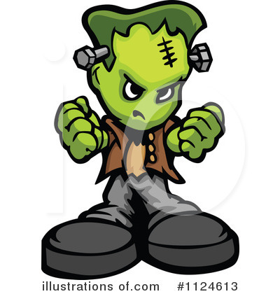 Royalty-Free (RF) Frankenstein Clipart Illustration by Chromaco - Stock Sample #1124613
