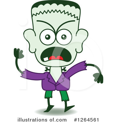 Royalty-Free (RF) Frankenstein Clipart Illustration by Zooco - Stock Sample #1264561