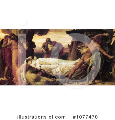 Royalty-Free (RF) Frederic Lord Leighton Clipart Illustration by JVPD - Stock Sample #1077470