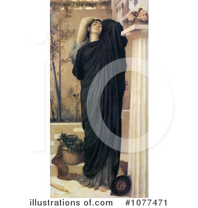 Royalty-Free (RF) Frederic Lord Leighton Clipart Illustration by JVPD - Stock Sample #1077471