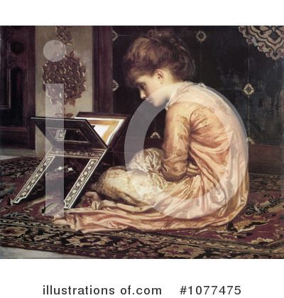 Royalty-Free (RF) Frederic Lord Leighton Clipart Illustration by JVPD - Stock Sample #1077475