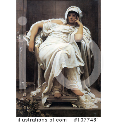 Royalty-Free (RF) Frederic Lord Leighton Clipart Illustration by JVPD - Stock Sample #1077481