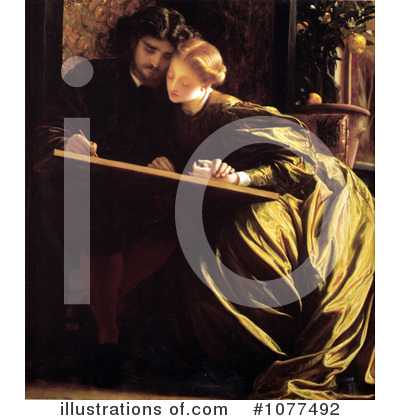 Royalty-Free (RF) Frederic Lord Leighton Clipart Illustration by JVPD - Stock Sample #1077492