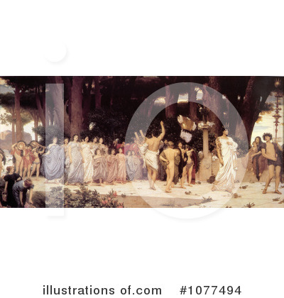 Royalty-Free (RF) Frederic Lord Leighton Clipart Illustration by JVPD - Stock Sample #1077494