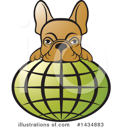 Royalty-Free (RF) French Bulldog Clipart Illustration by Lal Perera - Stock Sample #1434883