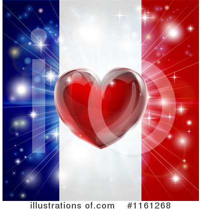 Royalty-Free (RF) French Flag Clipart Illustration by AtStockIllustration - Stock Sample #1161268