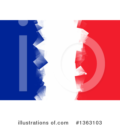French Flag Clipart #1363103 by oboy
