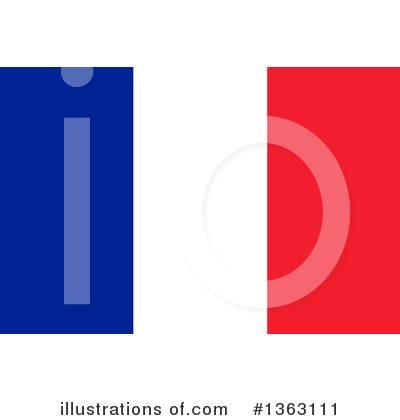 Royalty-Free (RF) French Flag Clipart Illustration by oboy - Stock Sample #1363111