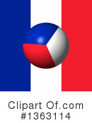 French Flag Clipart #1363114 by oboy