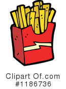 French Fries Clipart #1186736 by lineartestpilot
