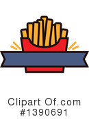 French Fries Clipart #1390691 by Vector Tradition SM