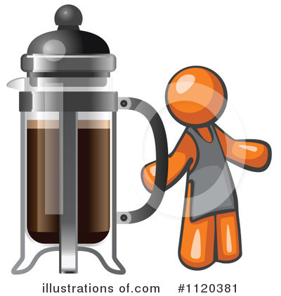 Royalty-Free (RF) French Press Clipart Illustration by Leo Blanchette - Stock Sample #1120381