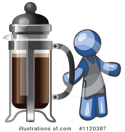 French Press Clipart #1120387 by Leo Blanchette