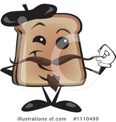 Royalty-Free (RF) French Toast Clipart Illustration by Dennis Holmes Designs - Stock Sample #1110499