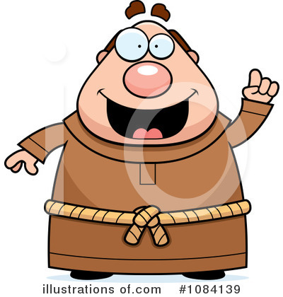 Royalty-Free (RF) Friar Clipart Illustration by Cory Thoman - Stock Sample #1084139