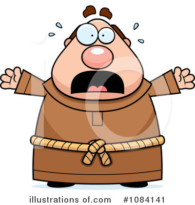 Royalty-Free (RF) Friar Clipart Illustration by Cory Thoman - Stock Sample #1084141