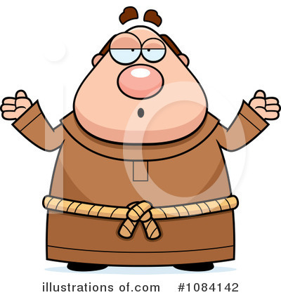 Royalty-Free (RF) Friar Clipart Illustration by Cory Thoman - Stock Sample #1084142