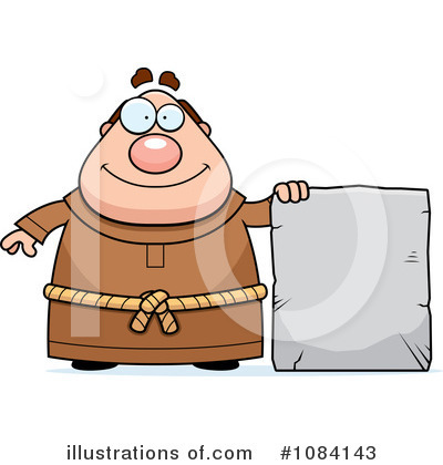 Friar Clipart #1084143 by Cory Thoman