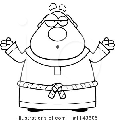 Royalty-Free (RF) Friar Clipart Illustration by Cory Thoman - Stock Sample #1143605