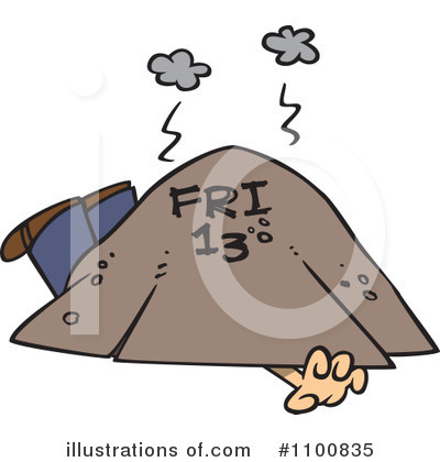 Royalty-Free (RF) Friday The 13th Clipart Illustration by toonaday - Stock Sample #1100835