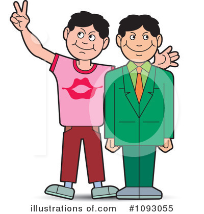 Royalty-Free (RF) Friends Clipart Illustration by Lal Perera - Stock Sample #1093055