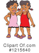 Friends Clipart #1215640 by LaffToon