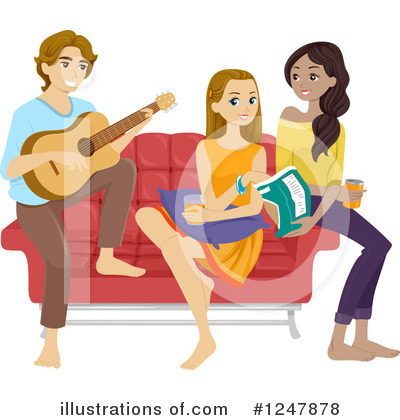 Royalty-Free (RF) Friends Clipart Illustration by BNP Design Studio - Stock Sample #1247878